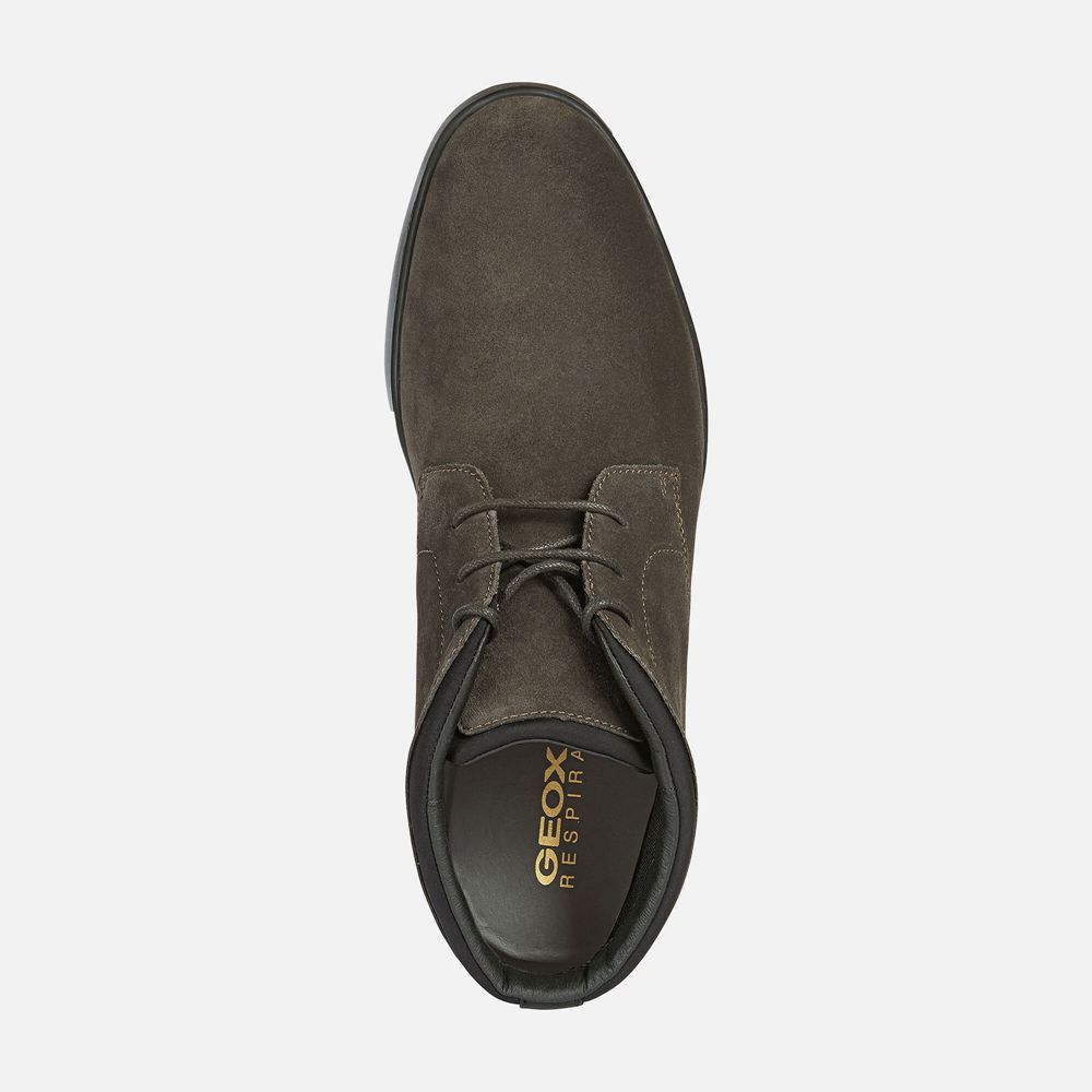 Geox Erkek Lifestyle Ayakkabı Koyu Zeytin Yeşili - Smoother - NGE-859746